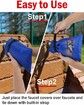 4-Pack Blue Waterproof Faucet Covers - Thick Reusable Winter Freeze Protection for Outdoors