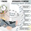 Plantar Fasciitis Night Splint with 3 Adjustable Straps for Brace,Achilles Tendonitis and Foot Drop Relief (Grey)