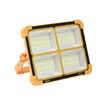 Solar-Powered 1500W Camping Floodlight, Rechargeable Battery for Garage, Emergency, and Car Repair Needs