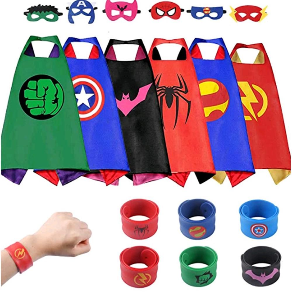 Complete Superhero Cape Set for Kids - Perfect for Parties, Halloween, and Christmas