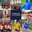 Complete Superhero Cape Set for Kids - Perfect for Parties, Halloween, and Christmas