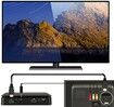 Portable CD and DVD Player with HDMI, AV, and USB Connectivity - Playback on TV or Projector (Excludes Blu-ray DVDs)
