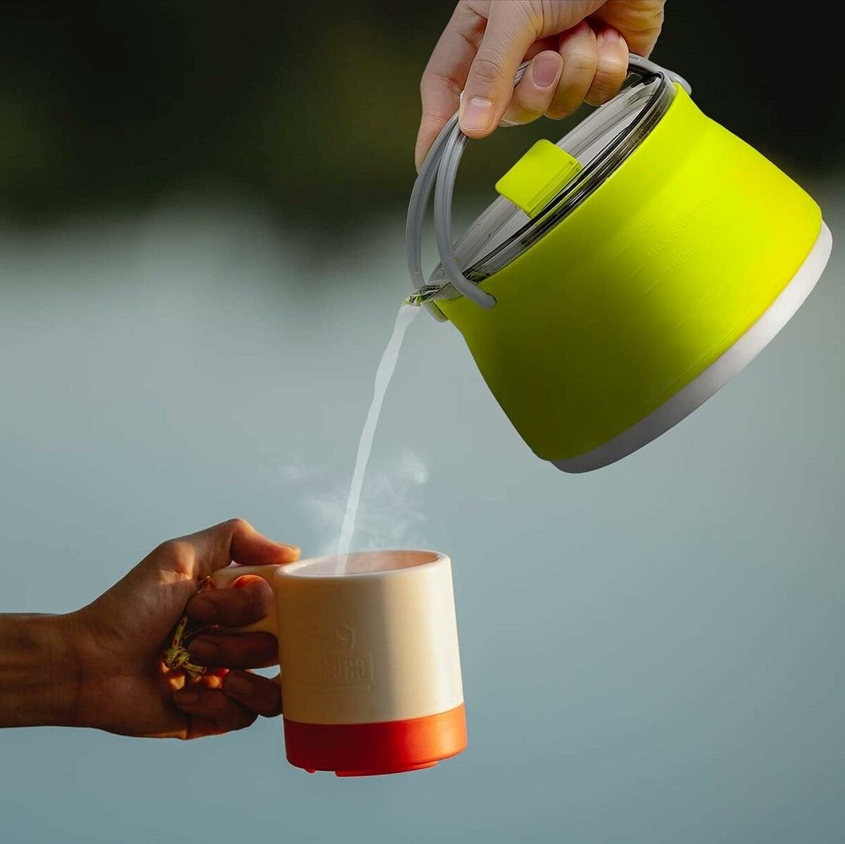 1 Liter Collapsible Kettle for Hiking, Backpacking, and Outdoor Explorations