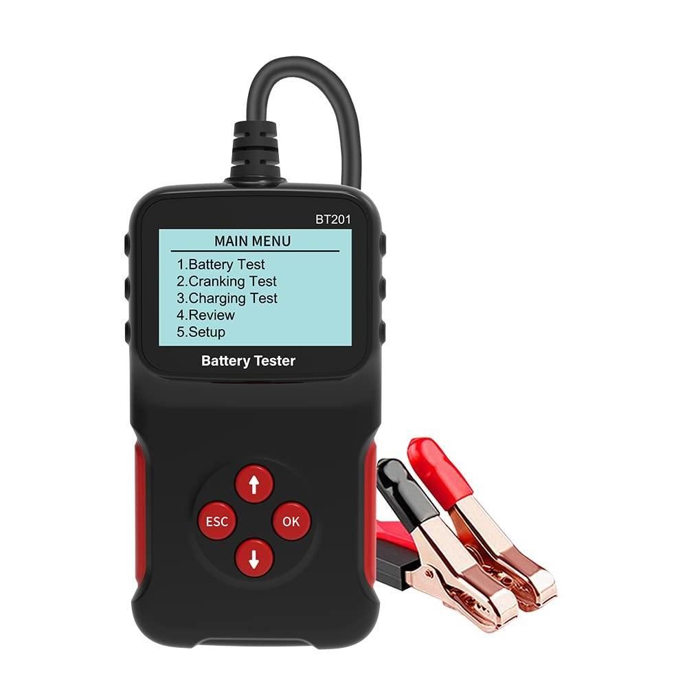 Automotive 12V Car Battery Tester: For Cars, Trucks, SUVs, Motorcycles, and Ships (100 to 2000 CCA)