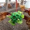 2-Pack Chicken Feeder Balls for Poultry and Large Birds: Fun and Interactive Way to Feed, Reduces Boredom, Durable, Adjustable Height