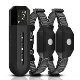 2 Dogs Effective Anti-Bark Dog Shock Collar with Remote Range up to 2600FT large areas for Small Medium Large Dogs 8 to 120lbs