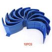 10-Pack Pigeon Stand Perch Roost with Roost Frame: Durable and Comfortable Resting Place for Your Birds(Blue)