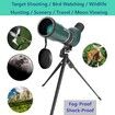 High-Definition Spotting Scope with Zoom and Tripod: Powerful Optics, Clear Images, Ideal for Target Shooting, Hunting, and Wildlife Observation