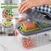 22-in-1 Vegetable Chopper and Fruit Cutter for Effortless Food Prep