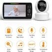 Remote Baby Monitor Infant Camera Pan Tilt Zoom Infrared Night Vision, Temperature Display, Lullaby, 2 Way Audio, 960ft Range Baby Care