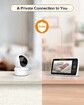 Remote Baby Monitor Infant Camera Pan Tilt Zoom Infrared Night Vision, Temperature Display, Lullaby, 2 Way Audio, 960ft Range Baby Care