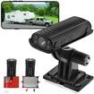 Wireless Reverse Hitch Guide for RV, Car, Truck, Trailer with Waterproof HD Night Vision Camera, Magnetic and adhesive mount for easy installation