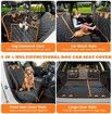 Versatile 4-in-1 Dog Car Seat Cover: Waterproof, Nonslip, and Scratchproof Protection for Your Vehicle