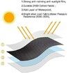 Waterproof and Windproof Patio Heater Cover with Storage Bag: Durable Oxford Fabric, Secure Fit, Large Size for Most Standup Outdoor Round Heaters1 (87 H x 33 D x 19 B Black)