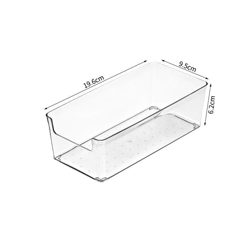 11-Piece Stackable Pantry Organizer Bins/Food Storage Container with Handles: Space-Saving for Kitchen,Freezer,and More 1pcs 19.69.56.2CM