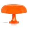 Groovy Orange Mushroom Lamp - Retro Desk Lamp with Dimmable Light for a 70s Vibe