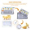 Fully Digital Automated 20 Egg Incubator with Hatching, Turning, and Candling Features for Chicken Quail Duck Poultry Bird