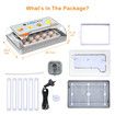 Fully Digital Automated 20 Egg Incubator with Hatching, Turning, and Candling Features for Chicken Quail Duck Poultry Bird