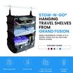 Pack Smart, Travel Light Stow-N-Go Luggage Organizer for Effortless Packing and Unpacking