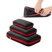 3-Piece Packing Cubes: Essential Travel Organizer with Double Compression for Effortless Storage and Protection