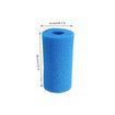 2-Pack Bestway Pool Filter Sponge Cartridge: Replacement Foam Filter for Cleaner Pool Water, Compatible with Intex Type B Pools