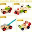 37-Piece Wooden Tool Kit for Kids Ages 3-7, Encouraging Creativity and Imagination