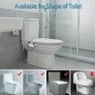 Self-Cleaning Bidet Toilet Attachment with Dual Nozzles and Adjustable Temperature and Pressure