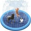 170cm Anti-SlipDog Splash Pad:  Water Play Mat for Dogs and Kids