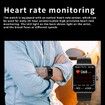 Non-Invasive Glucose Test SmartWatch with Oxygen Sugar Tracking - Matte Pink