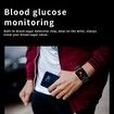 Non-Invasive Glucose Test SmartWatch with Oxygen Sugar Tracking - Matte Pink