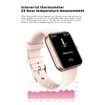 Non-Invasive Glucose Test SmartWatch with Oxygen Sugar Tracking - Matte Pink