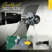 Electric Drill Plate Cutter: Safe and Durable Metal Nibbler Drill Attachment for DIY Metal Cutting