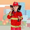 Kids Firefighter Costume Role Play Set for Ages 3-7