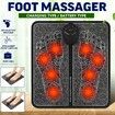 Electric Foot Massager Mat with Tension Relieving EMS Technology, USB Rechargeable Remote Control, Perfect for Foot Massage & Relaxation at Home