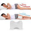 Cooling Gel Memory Foam Knee Pillow for Pregnancy, Spine Alignment- Breathable, Hypoallergenic, and Comfortable with Washable Cover