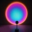 USB Charging LED Sunset Projection Lamp, Rainbow Floor Stand Night Light for Living Room Bedroom