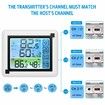 Indoor/Outdoor Thermometer and Hygrometer with 3 Wireless Sensors, Touchscreen, and Min/Max Records for Optimal Home and Office Comfort