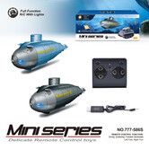 RC Mini Submarine: 6-Channel Remote Control Underwater Pigboat Simulation