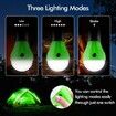 4-Pack LED Tent Lamps with Clip Hooks for Emergencies and Outdoor Adventures