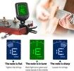 Clip-On Chromatic Digital Guitar Tuner for Accurate Tuning of Acoustic Guitars Violin Ukulele Bass