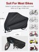 Waterproof Bike Cover (Size L): Outdoor Protection for Mountain, Road, and Electric Bikes up to 26 Inches