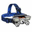 Rechargeable LED Headlamp with IPX4 Waterproof Protection for Camping, Fishing, and Outdoor Exploration