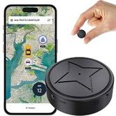 Anti-lost Strong magnet GPS tracker Real Time GPS mini locator with Free APP Easy Attachment Perfect for cars trucks & other vehicles No Hidden Fees