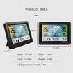 Multifunction Wireless Weather Station Thermometer with Accurate weather forecasting outdoor sensor,digital color display,DCF radio clock for precise timekeeping(Black)