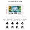 Multifunction Wireless Weather Station Thermometer with Accurate weather forecasting outdoor sensor,digital color display,DCF radio clock for precise timekeeping(Black)