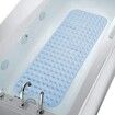 Extra Large and Non-Slip Tub and Shower Mat - Machine Washable for Easy Cleaning