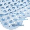Extra Large and Non-Slip Tub and Shower Mat - Machine Washable for Easy Cleaning