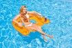 Inflatable Sit Float Mat for Poolside Lounging Relax in Style