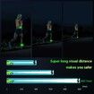 Rechargeable LED Armband for Runners and Walkers - High Visibility Reflective Running Gear with Adjustable Light Up Bands for Enhanced Nighttime Safety (Green, 2 Pack)