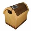 100W Large 25cm Solar Exhaust Fan powerful Ventilator for RVs, Greenhouses, and Pet Houses